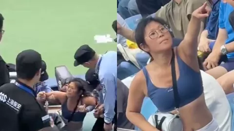 上海网球大师赛女子扰乱事件